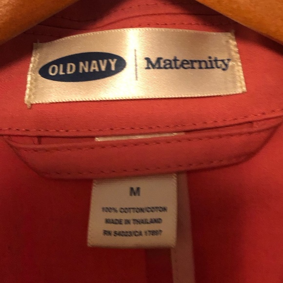 Vintage Old Navy Maternity Trench Coat - Picture 2 of 3